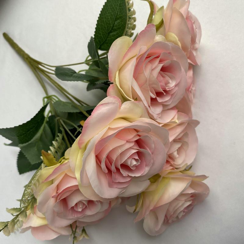 Artificial Rose Flower Greenery For Home Interior And Party Decoration Applications