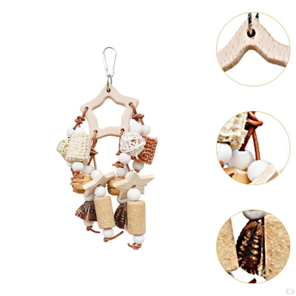 Hračka pro ptačí klec Procvičovací závěsné lano pro korely, andulky, malé papoušky