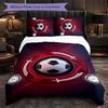 Set Biancheria da Letto Sheffield United Football 3 Pezzi Morbido Set Copripiumino con Federe Set Decorazione Camera da Letto per la Casa