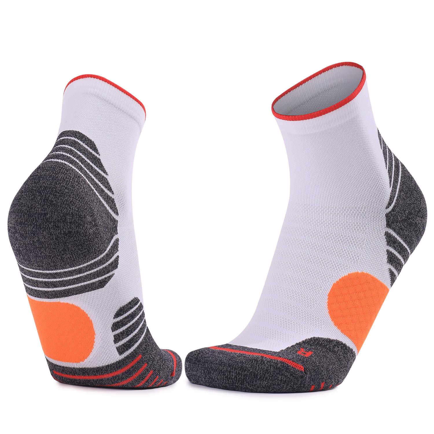 Professional Sports Socks Thick Towel Bottom Mid-tube Terry Wholesale Marathon Running Socks L белый