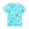 Little maven Baby Boys 2026 Summer New Kids Clothes T Shirts Holiday Children's Clothing Cartoon Rockets Planes Shirts 2-7 Years