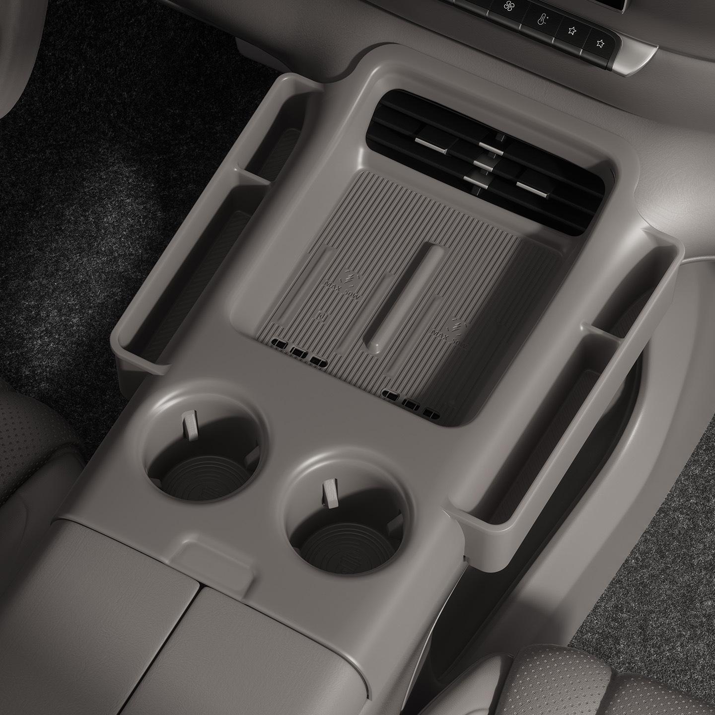 Zhiji LS9 Center Console Silicone Anti-Slip Wireless Charging Mat for 26 Car Models