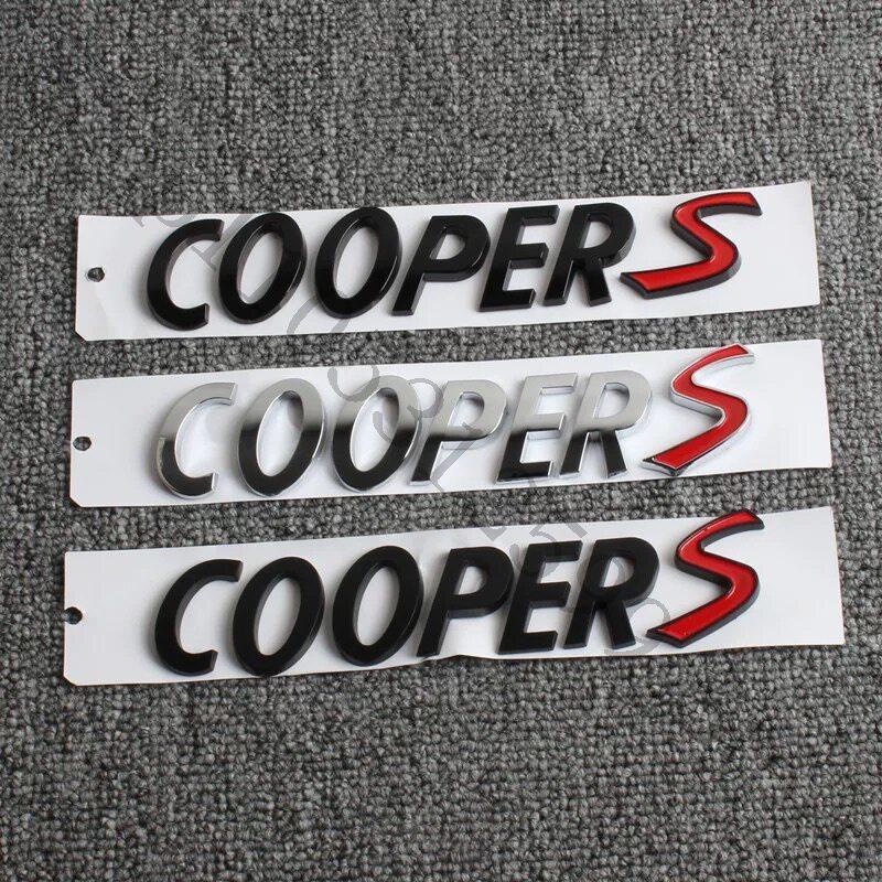 Car Body Rear Trunk Badge Sticker Decoration For MINI R53 R52 R56 R55 R57 R58 R59 R60 F56 F55 F54 F57 F60 COOPER S Accessories