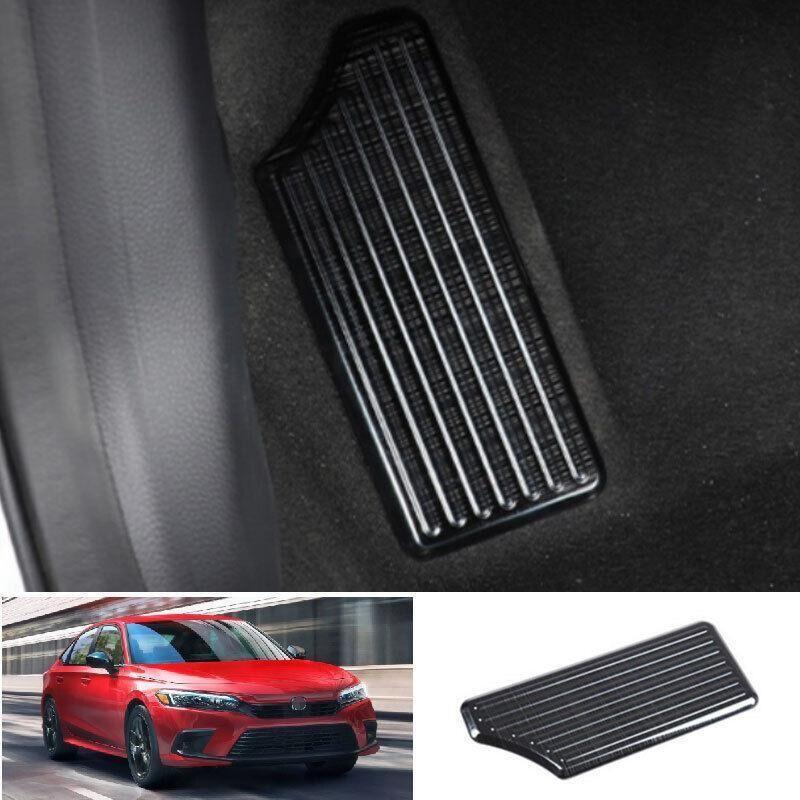 For Honda Civic 11th 2022-2023 Black Titanium Footrest Pad Pedal Cover Trim 1PCS