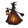 16cm/6.3in Halloween Witch Desk Lamp Creativity Night Led LED Bedroom Decoration Party Supplies Collectible Desktop Display Toys