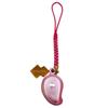 Hachiman Lucky Bell Magatama Suikinkutsu Sound Protection and Exorcised [Shirasaki Shrine] (Pink) Shrine-Purified, Purified, Amulet/Netsuke/Strap