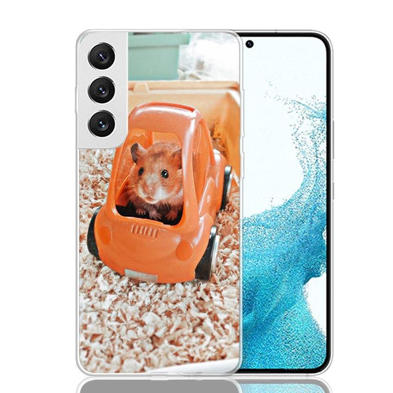 Lovely Pet Hamster Cute Phone Case For Samsung Galaxy S26 S25 Edge S24 S23 FE S22 Ultra S21 Plus S20 + Fundas Cover Coque Galaxy