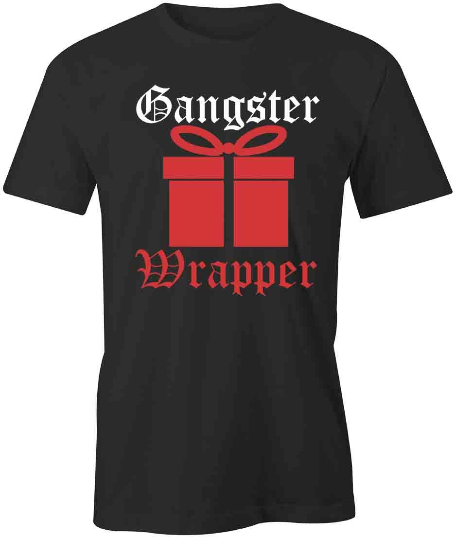 GANGSTER WRAPPER TShirt Tee Short-Sleeved Cotton HOLIDAY CLOTHING S1BSA438 XXXXL