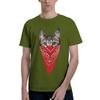 Gangster Cat unisex T Shirts Meowdy Cowboy Cat Creative Tee Shirt Short Sleeve O Neck 100% Cotton Gift Idea Tops T-Shirt