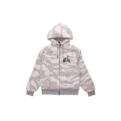 Wings Fleece Zip Hoodie Jacke Herren Oberbekleidung Weiß Grau CD4830-100