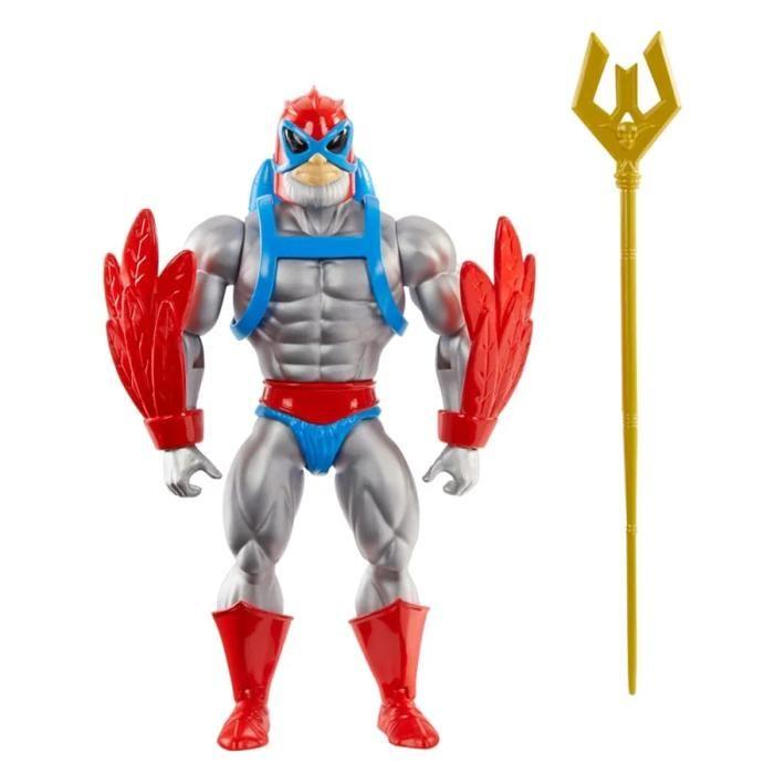 Figurine - MATTEL - Masters of the Universe - Stratos - 14 Cm - Articulée Avec Accessoires