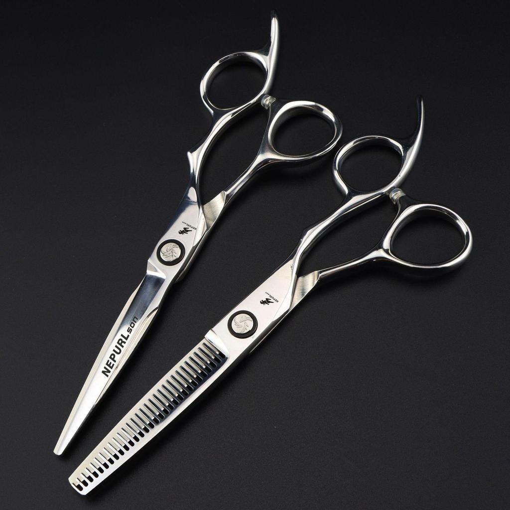 CNC Cutter Head 6.0-Inch Hairdressing Scissors - Straight Shears for Bangs