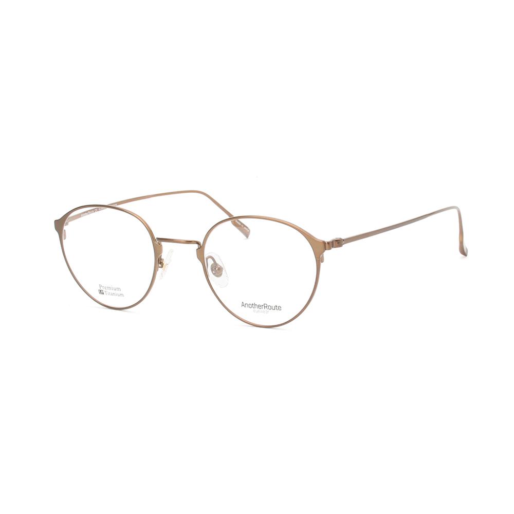 Eonadeoluteu Titanium Eyeglass Frame Charme 7G Round Lightweight Glasses Gold Frame Wire Frame
