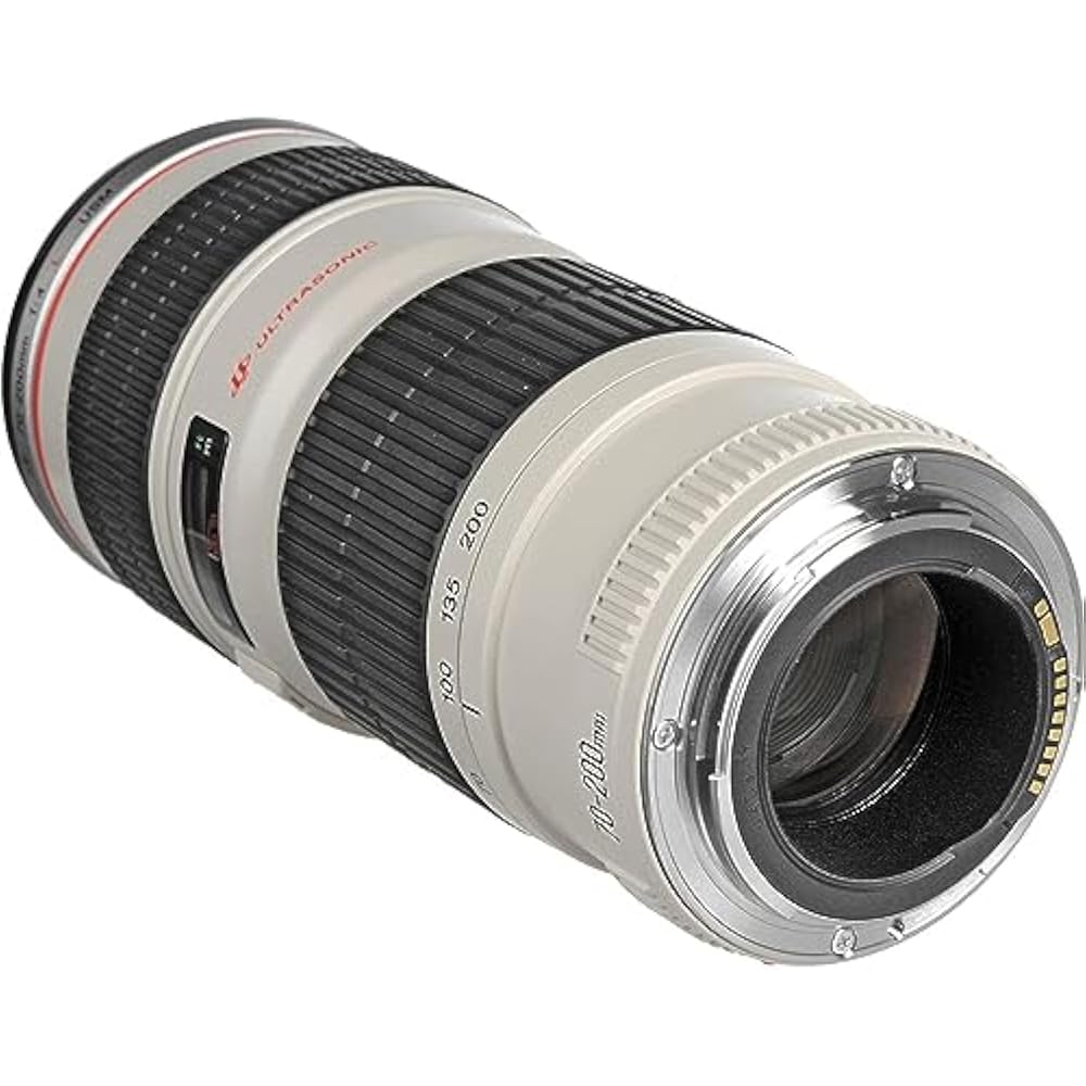 Canon Telephoto Zoom Lens EF70-200mm F4.0L USM Full Size Compatible