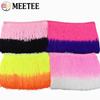 Meetee 2/3/5M 20cm Coloured Fringe Tassel Clothing Curtain Lace Trim Webbing Ribbons for Sewing Latin Dress Fabric Accessories