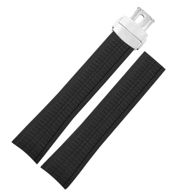 Silicone Rubber Strap For PP Patek Philippe Grenade AQUANAUT Series 5167A/5168G Watch Strap Accessories  21mm