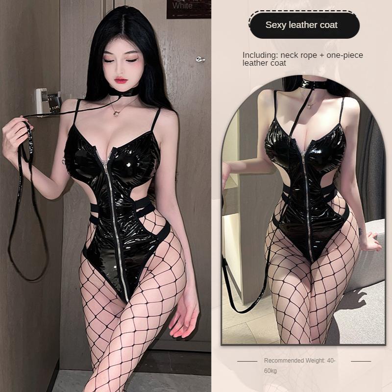 Sexy LingerieSuper Fire   Multicolor Erotic Lingerie  Fabric Sexy Women's Fun Underwear Fishing Net Pudding Trouser Leg Ring Neck Ring Mesh