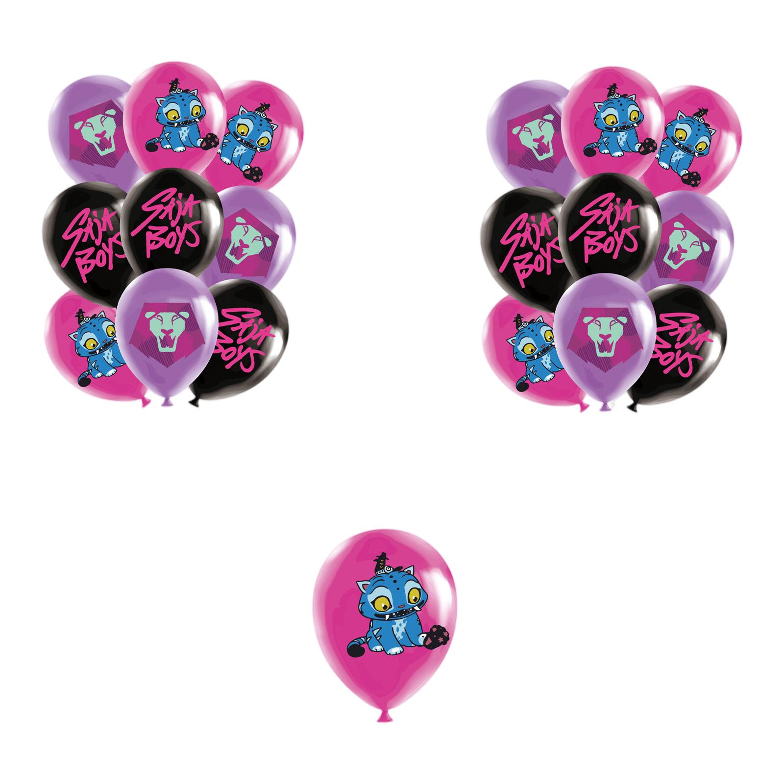 

Баннер для украшения тематической вечеринки по случаю дня рождения, флажки, флажок для торта, воздушные шары - Набор One Size