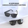 Wireless Translator Glasses Automatic Voice Translation Glasses AI Translator Sunglasses Support Multi-Languages for Conference