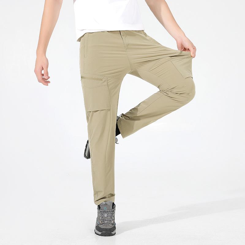 

Unisex Quick-Dry Lightweight Summer Cargo Pants – Breathable, Waterproof, Straight-Leg Fit for Outdoor Activities XL