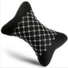 Premium Leather Travel Car Seat Headrest Pillow With Superior Neck Support And Comfort