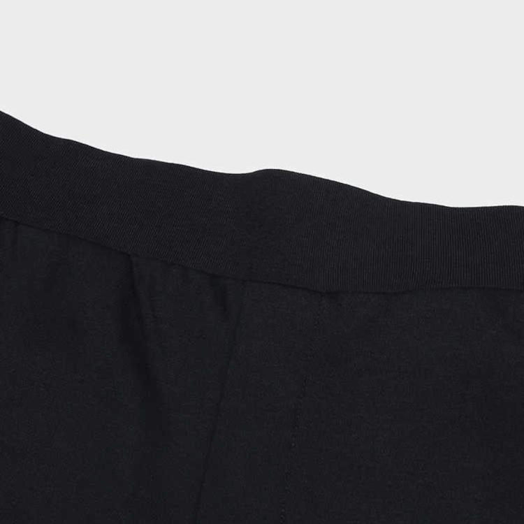 FILA Solid Color Mid Waist Simple Cuffed Knitted Sports Pants Men Bottoms Legendary-Blue F51M429616A-NV