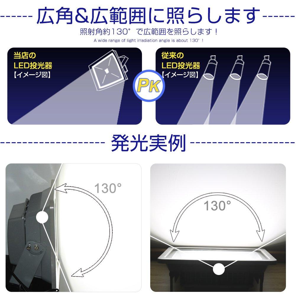 200W (2000W Equivalent) LED Floodlight, 17,000LM, Daylight White, 6500K, 130° Wide Angle, Waterproof, 3m AC Cord Included, Ideal for Signs, Fishing,