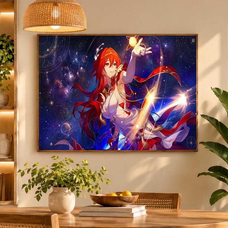 5D Diamond Painting Honkai Star Rail DIY Full Drill Diamond Art Kit Home Decoration