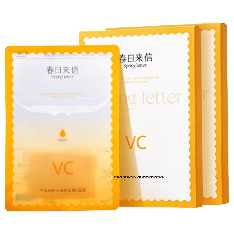 Весенняя тканевая маска VC для осветления и увлажнения