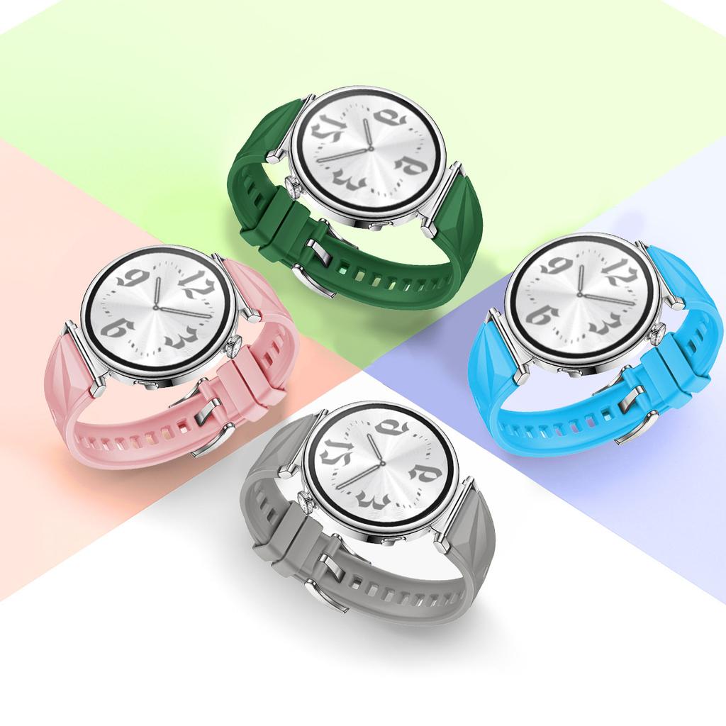 Silicone Strap For Huawei Watch GT6/GT5 41MM Official Color Lce crystal Patterned Bracelet For Huawei WatchGT4 41MM/GT5 Pro 42MM