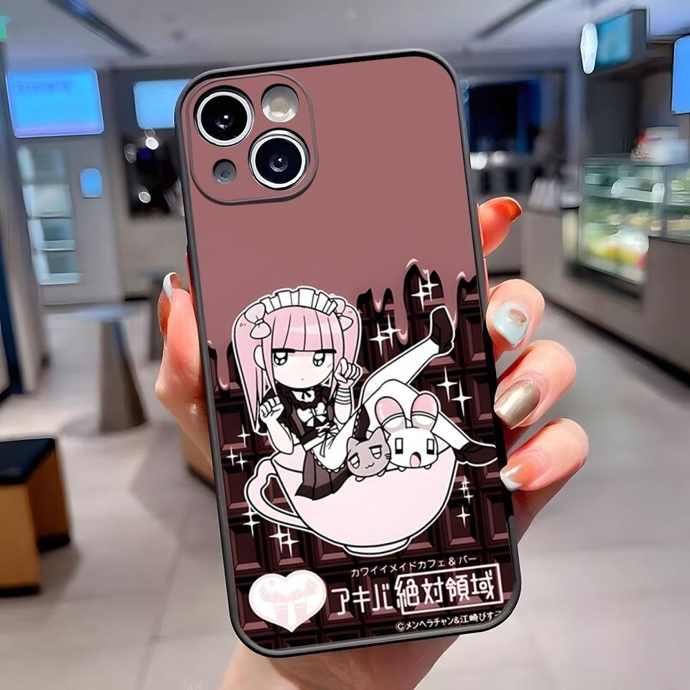 M-Menhera Chan Comic Phone Case Matte Translucent For IPhone 15 Pro 16 Pro Max 13 11 12 14 Xs X Xr 7 8 Plus Se Back Cover