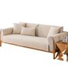 Japanese Linen Woven Sofa Cushion Modern Cotton Linen Cover Non Slip Seat Cushion Universal Four Seasons