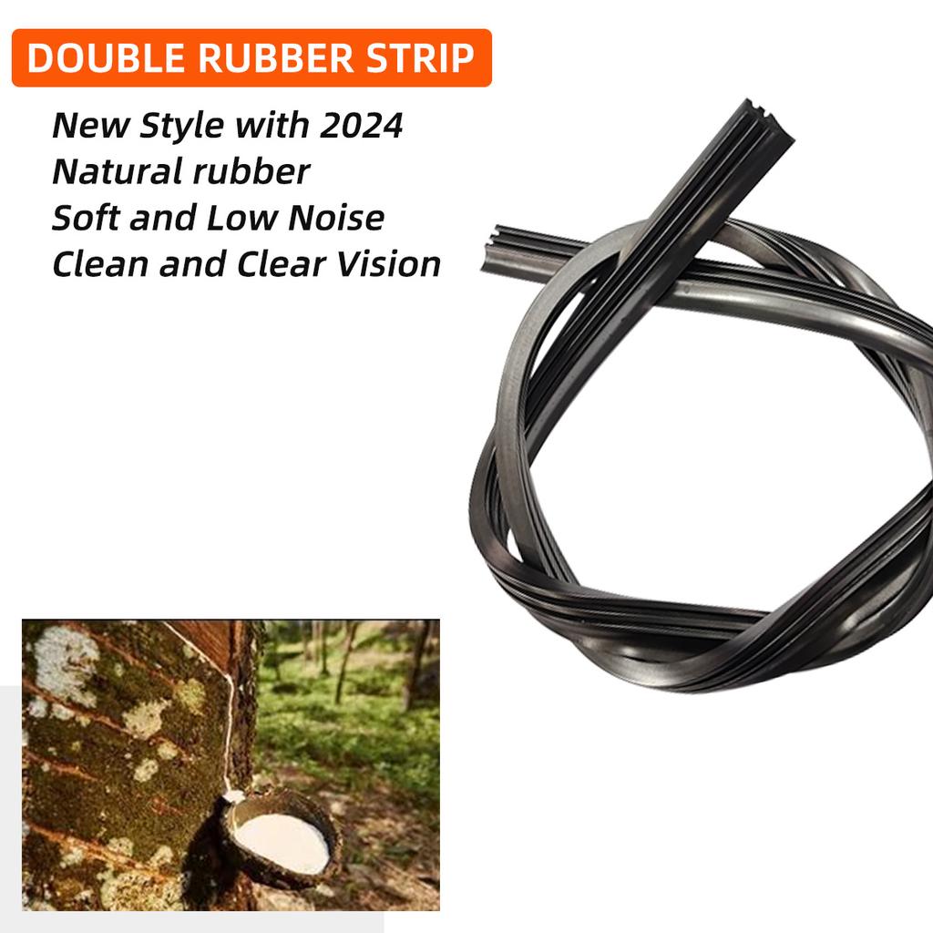 J/U Hook Universal Generic Front Wiper Blade Rubber 13" to 28" Car Windshield Windscreen Auto Accessories