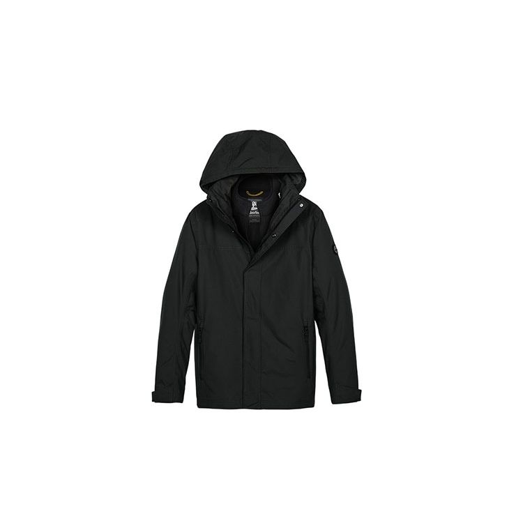 

Timberland Warm Casual Hooded Zipper Jacket Men Jackets Black A1WJF-001 XS