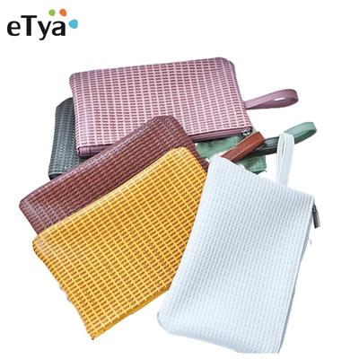 Lippenstiftzak datakabel mobiele telefoon portemonnee kleine borsteltas draagbare make-uptas multifunctionele opbergtas met ritssluiting
