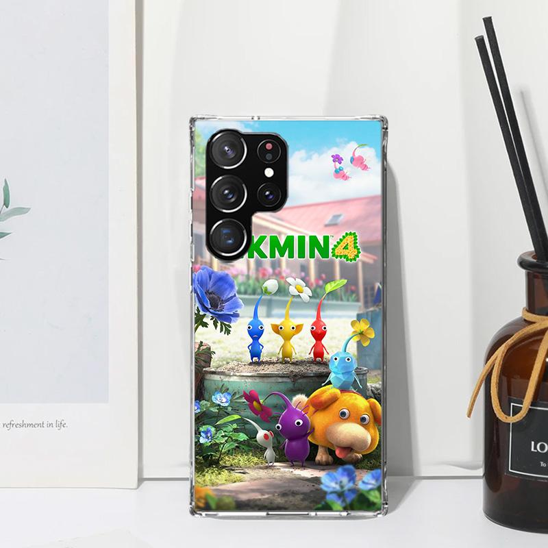 Game P-PikminS 4 Phone Case For Samsung Galaxy S26 S25 Edge S24 FE S23 S22 Ultra S21 Plus S20 + Art Fundas Back Cover Galaxy S25