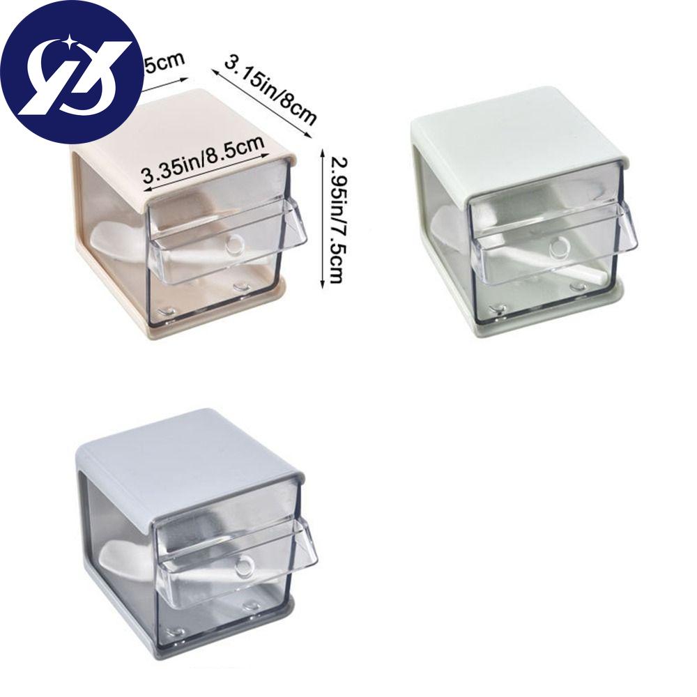 Kunststoff-Gewürzglas, umweltfreundlicher Gewürzbehälter, stilvolle Wand-Gewürzbox für Zuhause
