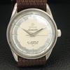 TITONI AIRMASTER TITOFLEX VINTAGE HAND-WINDING SWISS MENS WHITE WATCH a703208-1