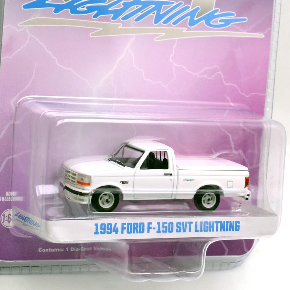GREENLIGHT 1/64 Scale 1994 Ford F-150 SVT Lightning (White)