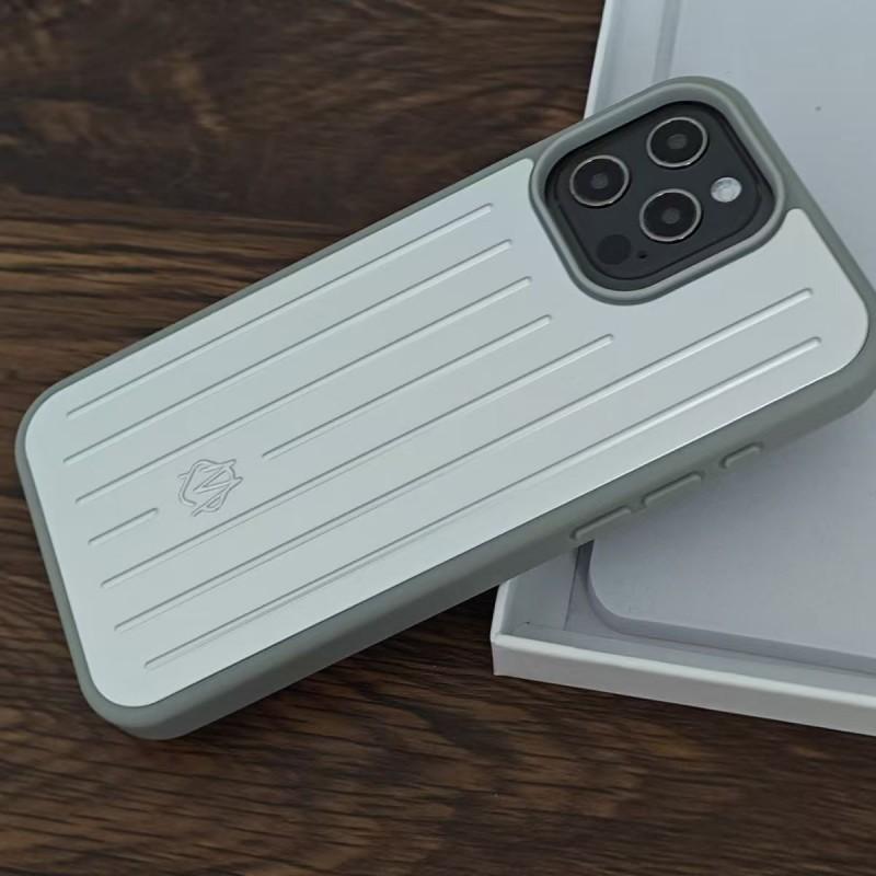 Magnetyczne Etui na Telefon ze Stopu Aluminium z Teksturą iPhone 16 Pro Max Pełne Pokrycie Ochrona Przed Zarysowaniami i Upadkiem