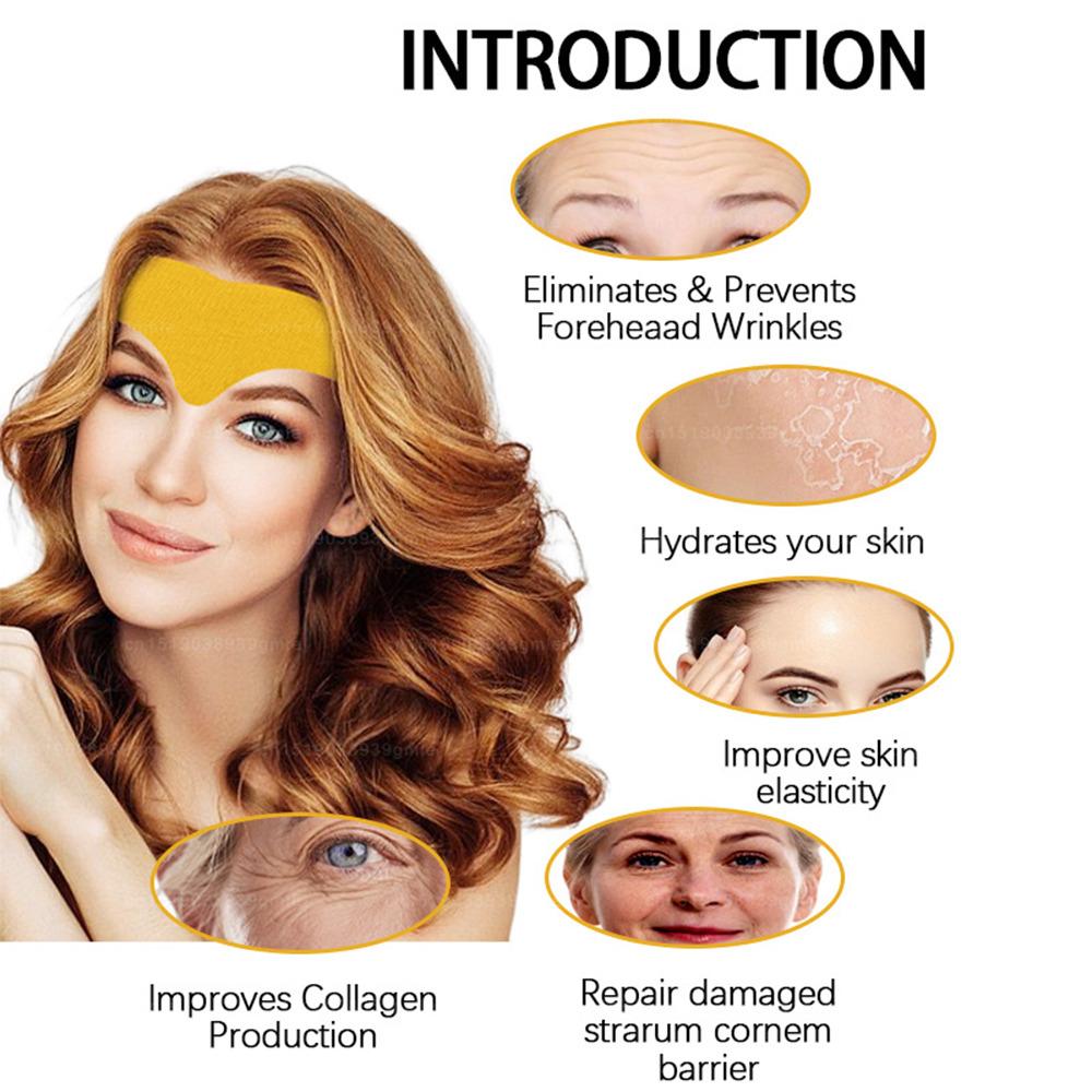 10/30/50Pcs Forehead Wrinkle Patch Face Wrinkle Patch Anti-Aging Lift Face Firming Skin Droop Law Mouth Wrinkle Cheek Patch