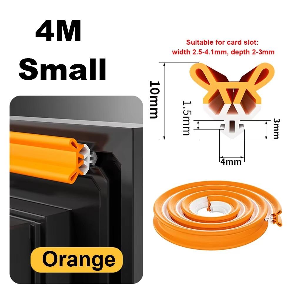 Windproof Window Sealing Strip 4M Seals Draft Stopper Door Bottom Seal Strip  Windows