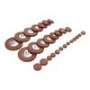 Saxophone Leathers Pads Button Leathers Pads Replacement Sax Leathers Cushion