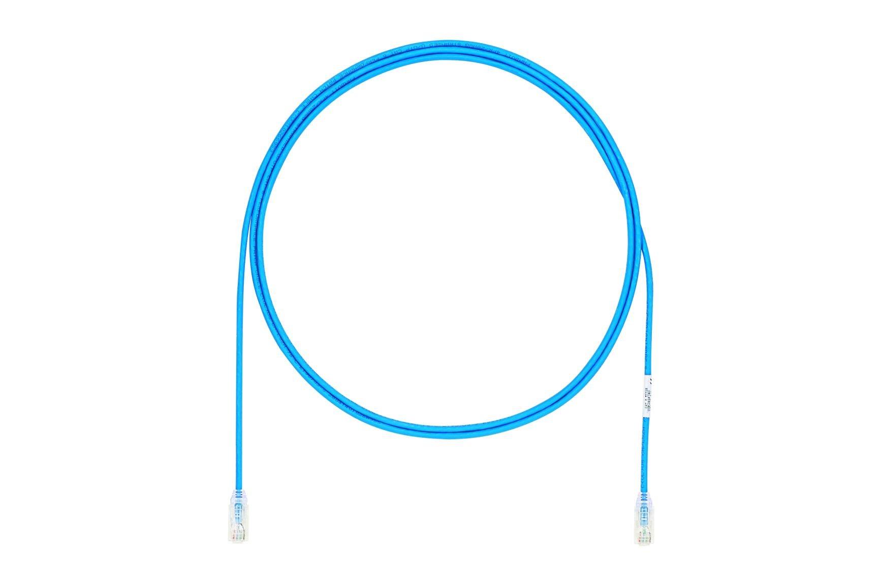 

Panduit Cat6 LAN Cable, Ultra-Thin, Professional Grade, 5m, Blue, UTP28SP5MBU