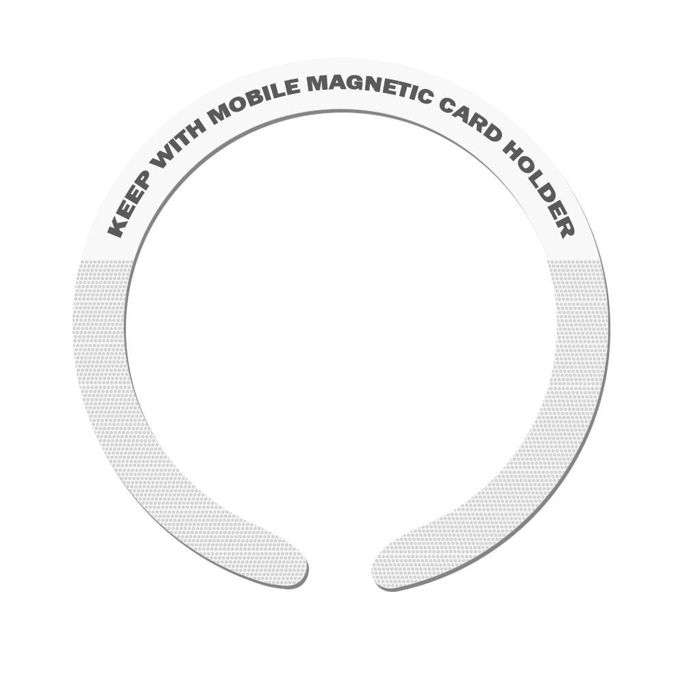 Magnetic Ring for Wireless Charging - Metal Sticker for MagSafe Compatibility