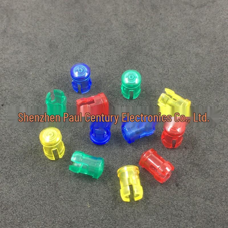 3mm & 5mm LED Light Guide Lampshade Protective Cover - Transparent Cap