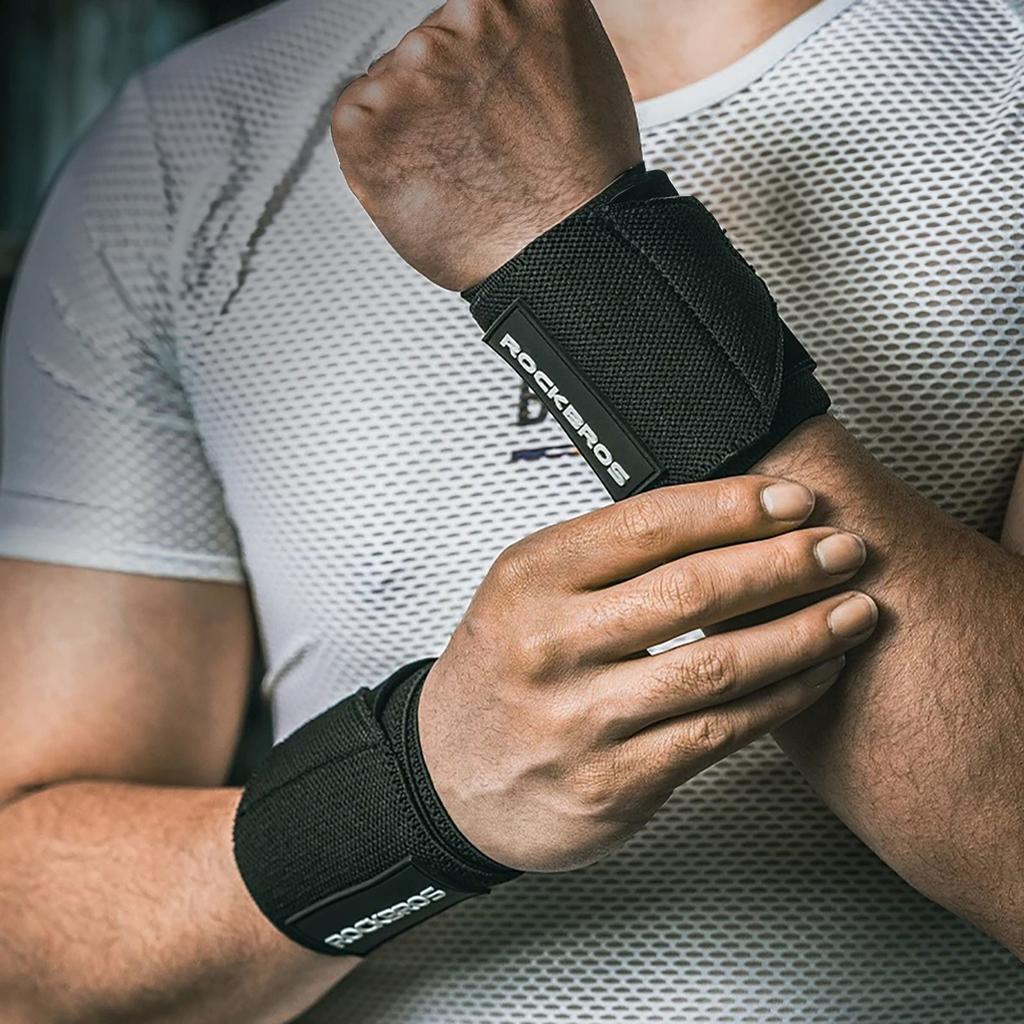 Black Stabilizing Sports Wristband - 2 Pcs.