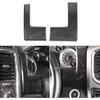 Left/Right Dashboard Cover Trim Bezels For Dodge RAM 1500 2010-2017 Carbon Fiber