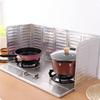 MultiFunctional Splash Cover for Kitchen and Outdoor Use Heat Resistant Aluminum Foil Three Sided Structure Panel