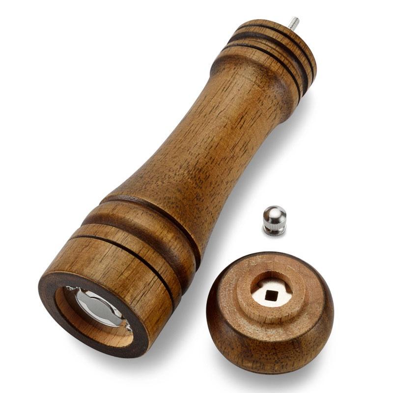 Cooking And Salt Pepper Grinder Hand Movement Oak Wood Pepper Mill Tool Kitchen
